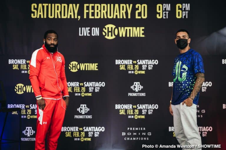 Broner vs. Santiago weight changed to 147-lbs