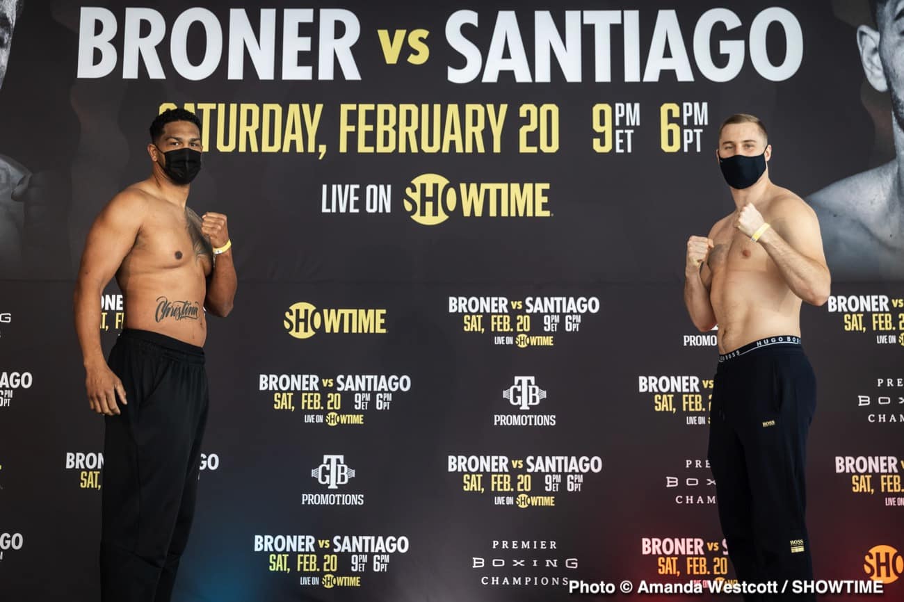 Watch Live: Adrien Broner vs. Santiago Showtime Weigh In Live Stream