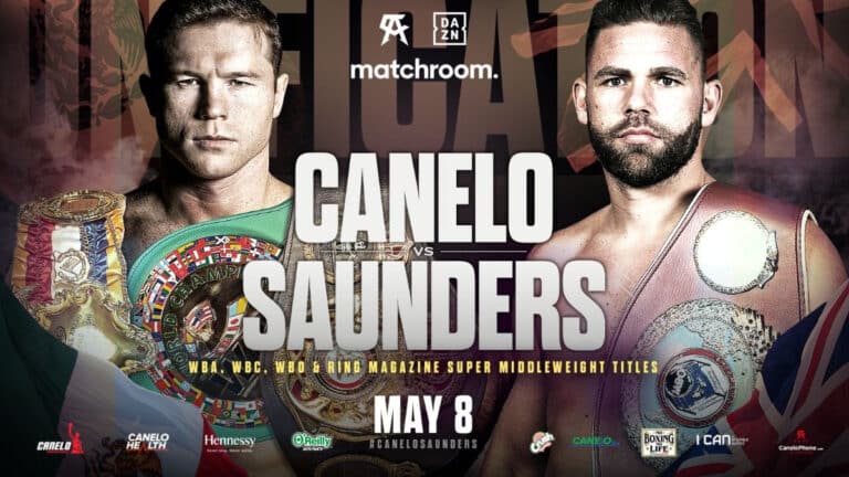 Billy Joe Saunders: There's no rematch clause for Canelo Alvarez fight