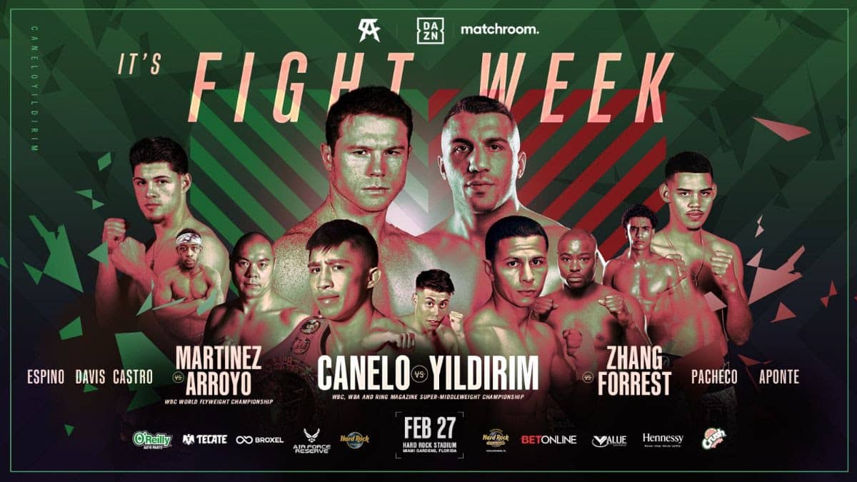 Canelo Alvarez vs. Avni Yildirim first face off for Saturday