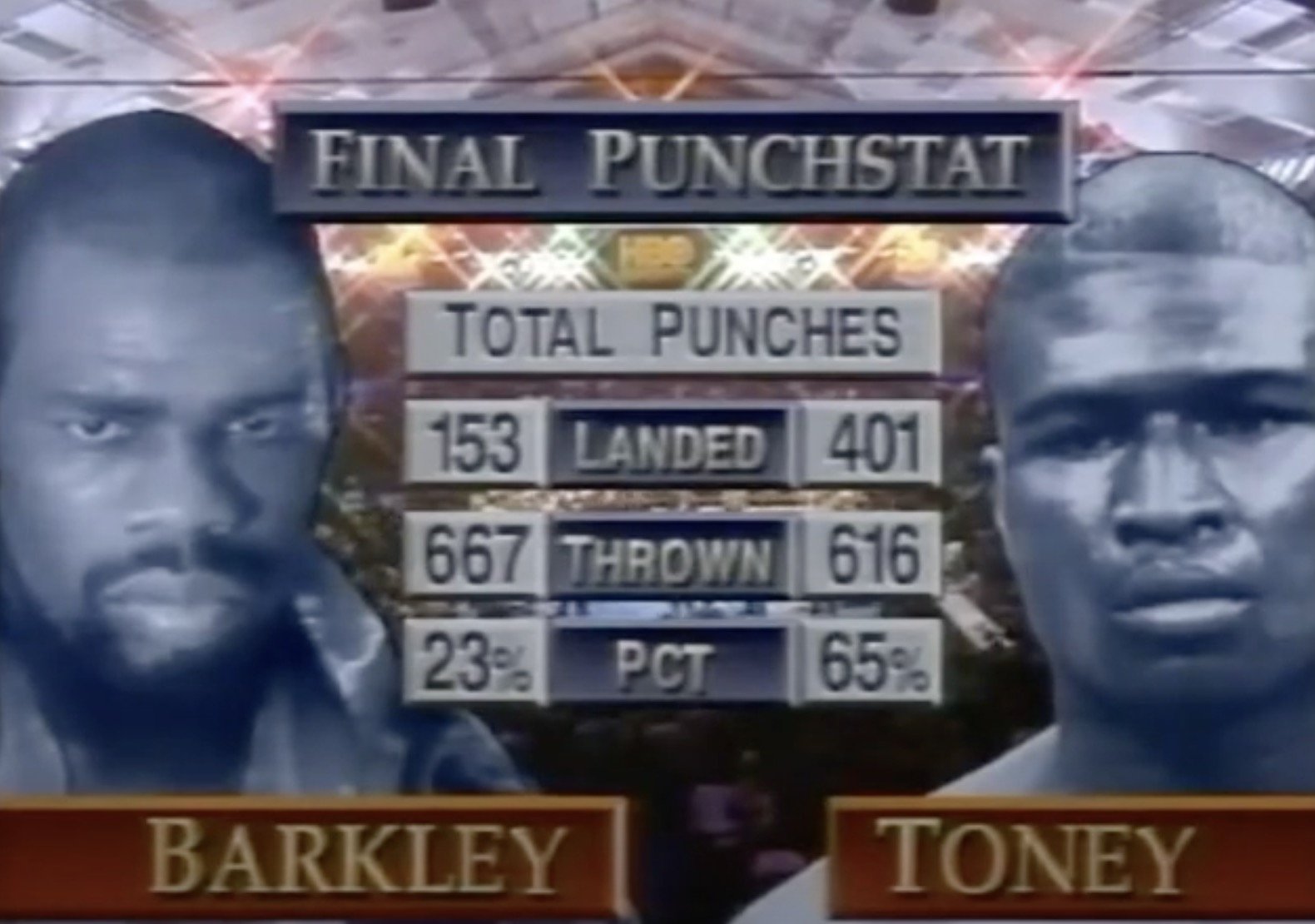 Iran Barkley, James Toney boxing image / photo