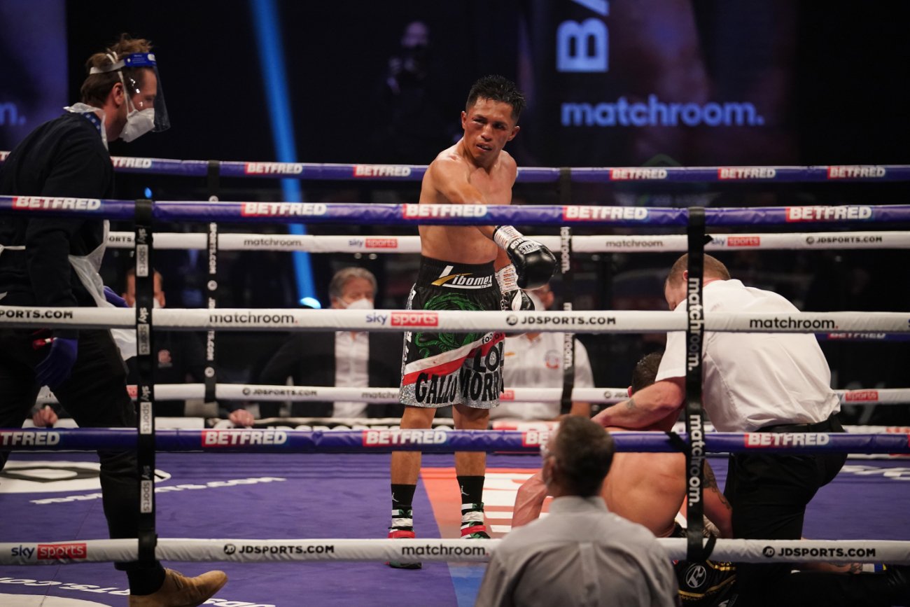 Photos: Lara shocks Warrington in 9th round stoppage