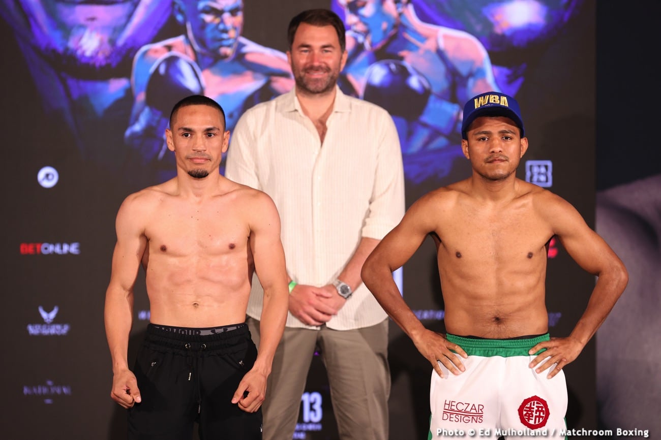 Juan Francisco Estrada vs. Roman 'Chocolatito 2 - weights & preview