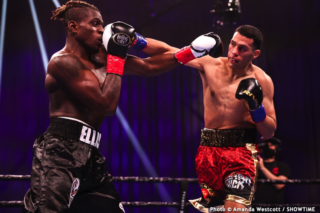 David Benavidez stops Ronald Ellis - Boxing Results