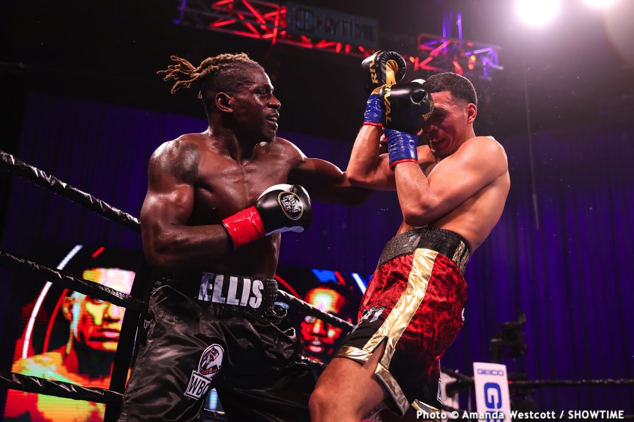 David Benavidez stops Ronald Ellis - Boxing Results
