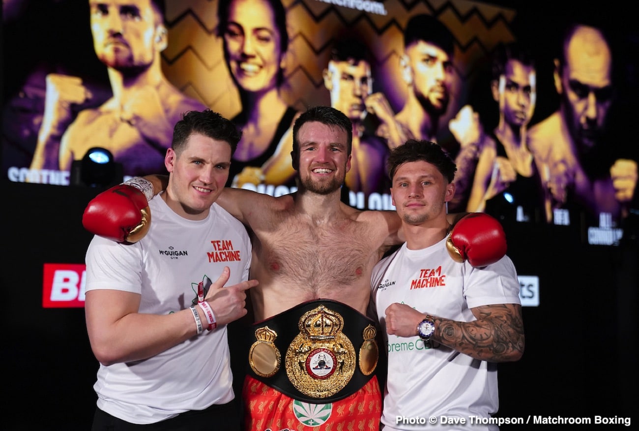 Photos: Okolie stops Glowacki in 6th to win WBO cruiserweight crown