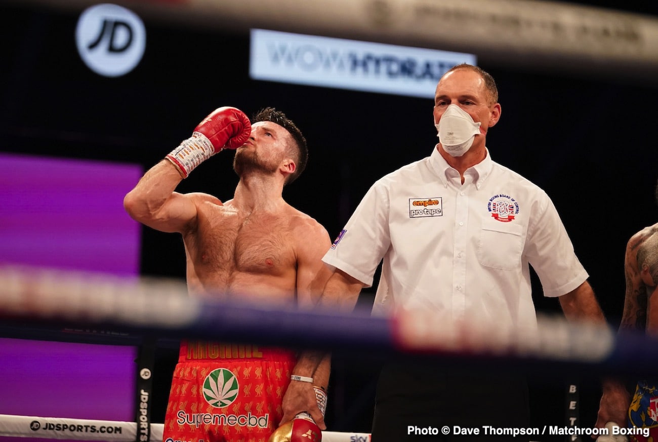 Photos: Okolie stops Glowacki in 6th to win WBO cruiserweight crown