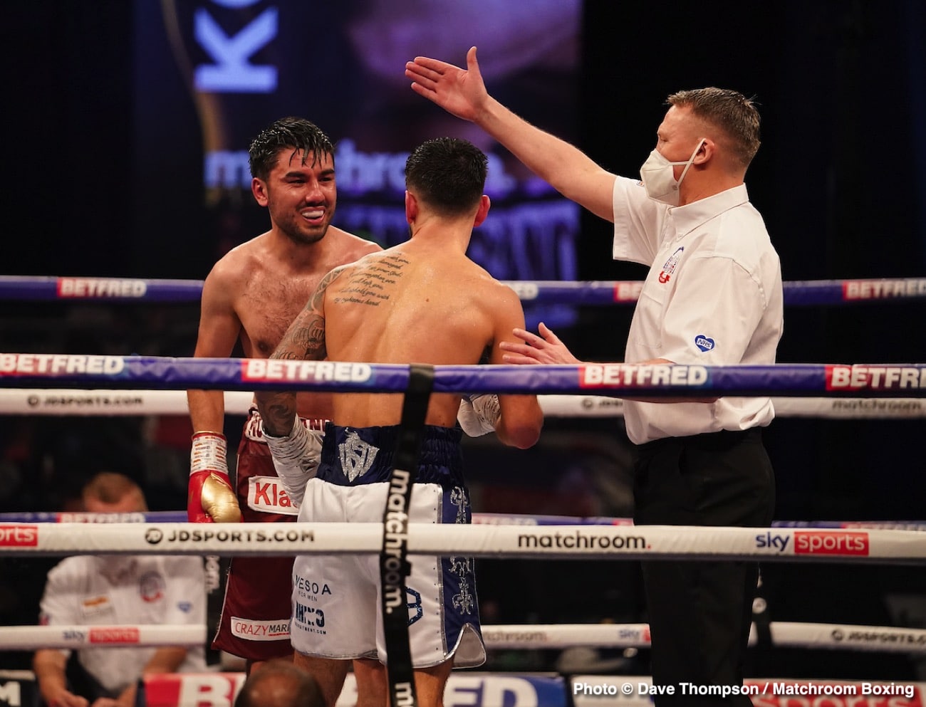Photos: Okolie stops Glowacki in 6th to win WBO cruiserweight crown