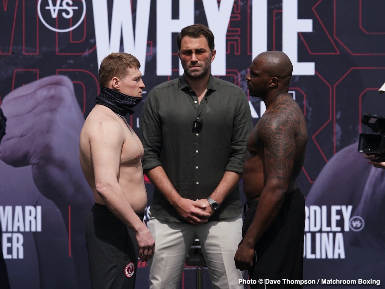 Povetkin vs. Whyte 2 - official DAZN / Sky weights & photos