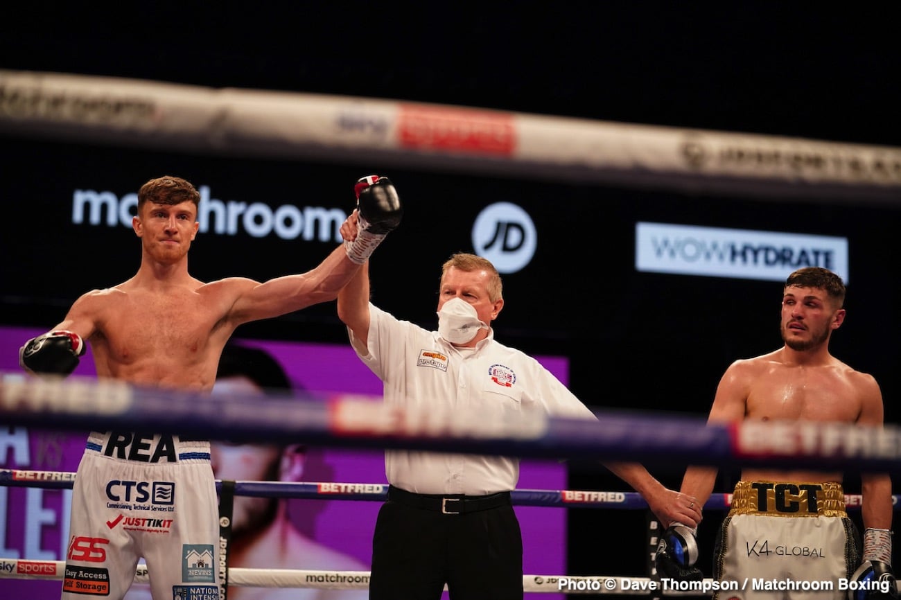 Photos: Okolie stops Glowacki in 6th to win WBO cruiserweight crown