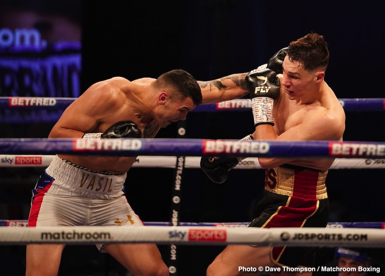 Photos: Okolie stops Glowacki in 6th to win WBO cruiserweight crown