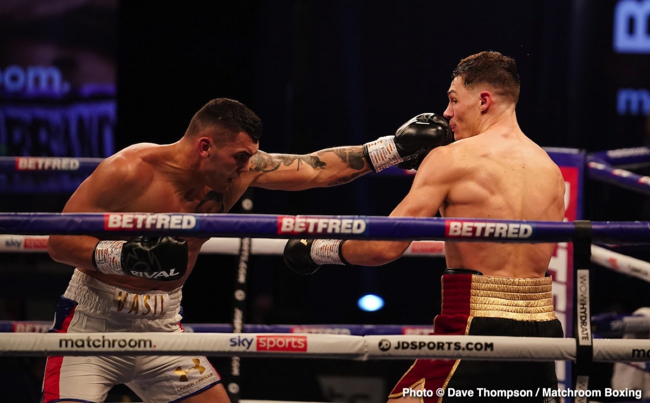 Photos: Okolie stops Glowacki in 6th to win WBO cruiserweight crown