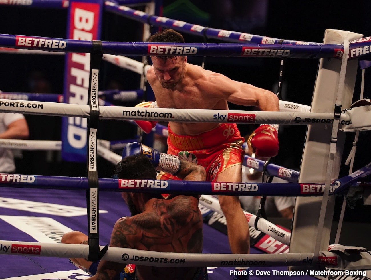 Photos: Okolie stops Glowacki in 6th to win WBO cruiserweight crown