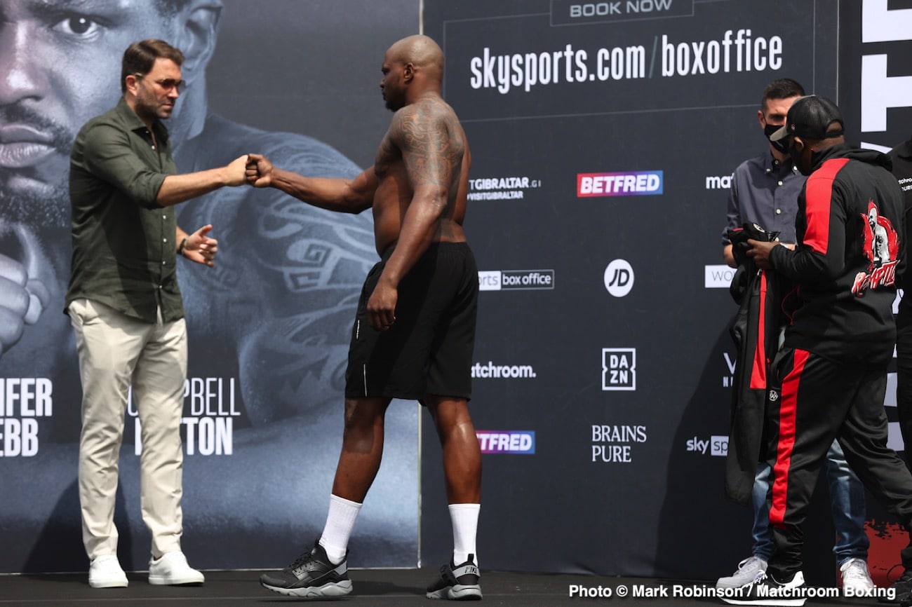 Hearn Says He's Working On An October 30 Date For Dillian Whyte, In The UK