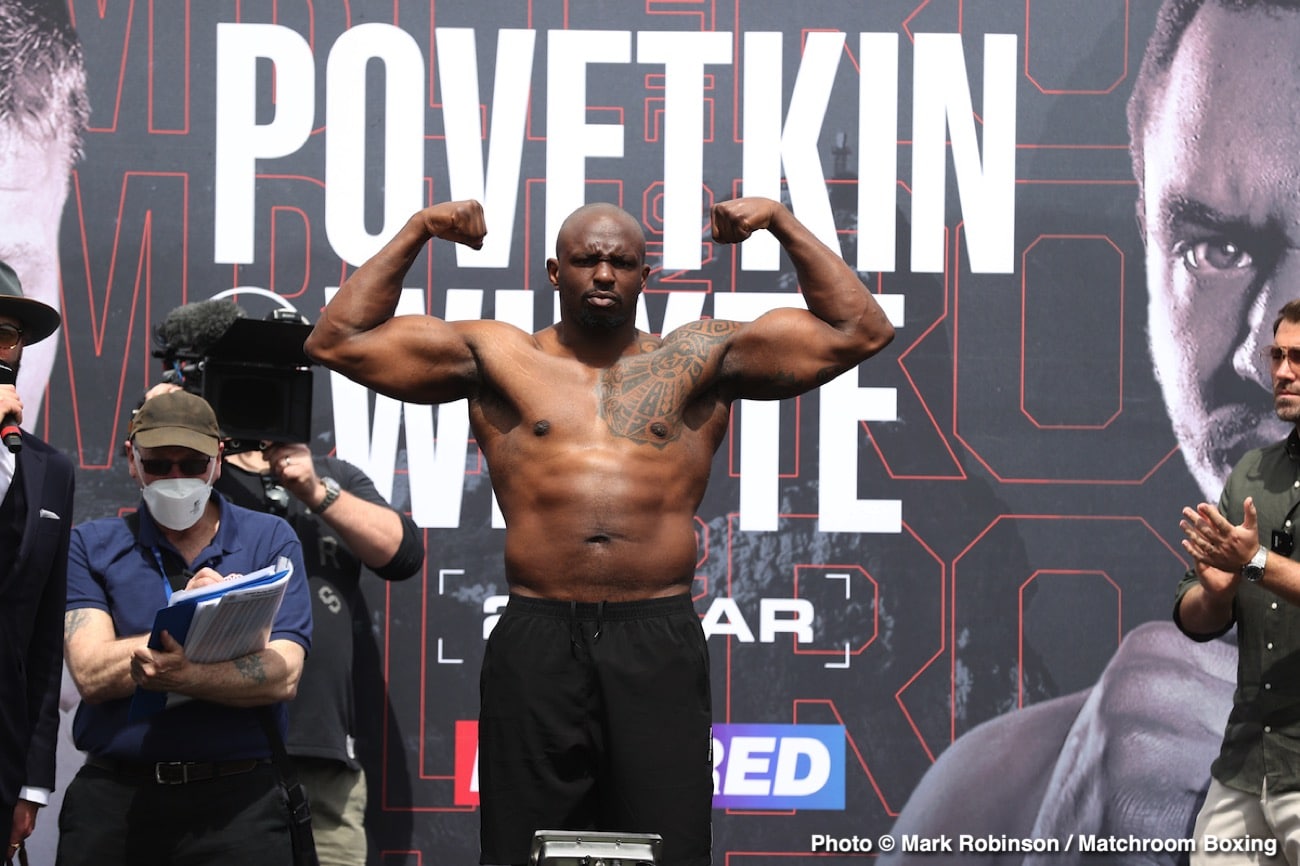 Dillian Whyte: I'll knock out Alexander Povetkin