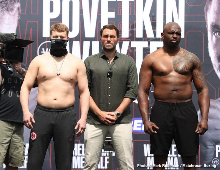 Watch LIVE: Alexander Povetkin vs. Dillian Whyte 2 Weigh In Live Stream