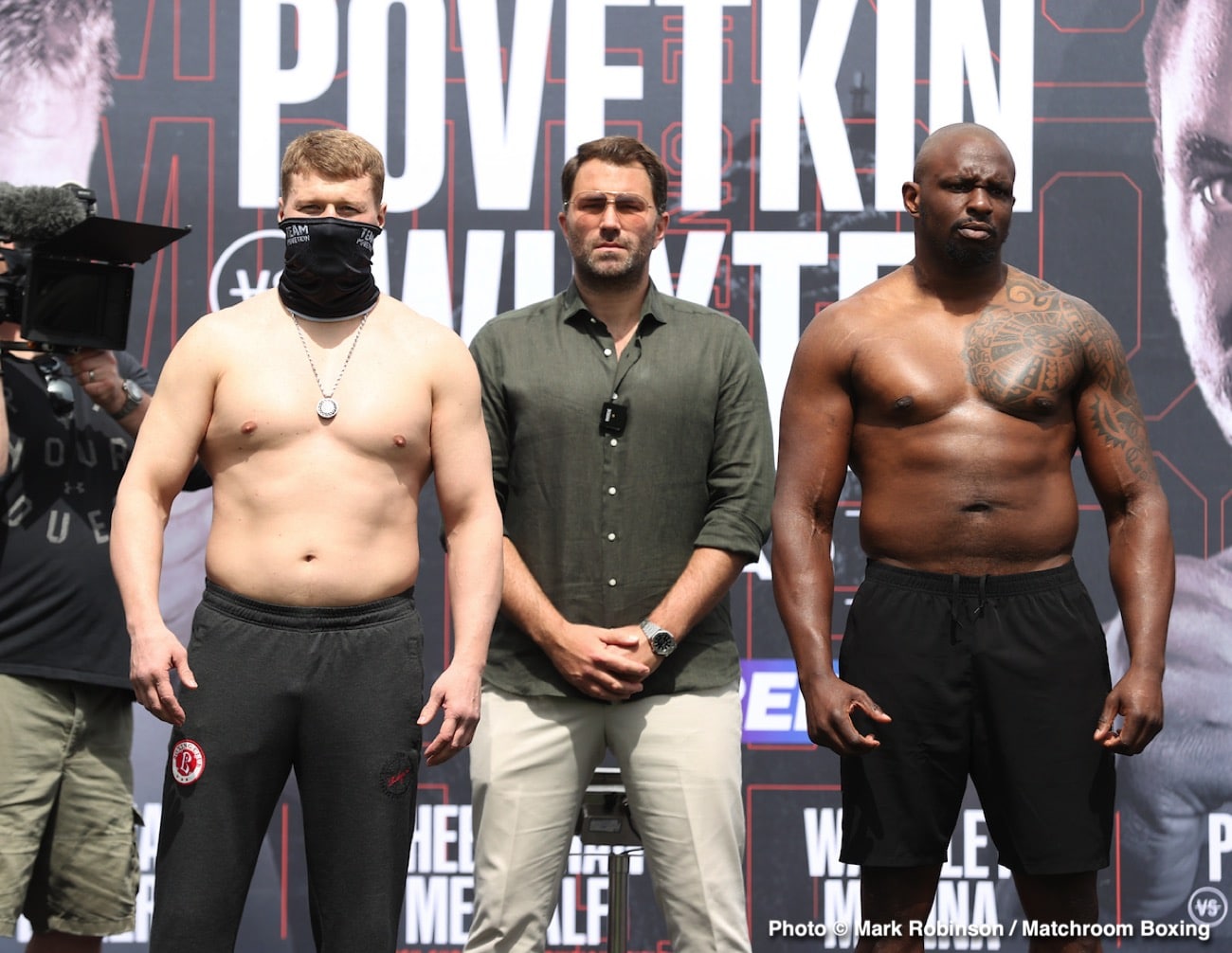 Povetkin vs. Whyte 2 - official DAZN / Sky weights & photos