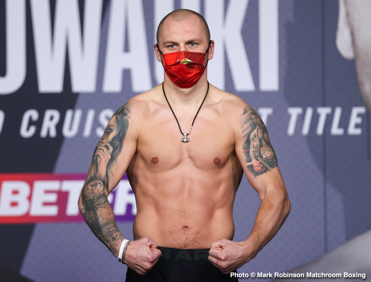 Okolie vs Glowacki Sky Sports Weigh In Results & Phtotos