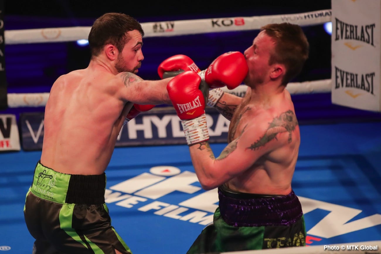 Boxing photo: image Lee McGregor destroys Karim Guerfi - Boxing Results