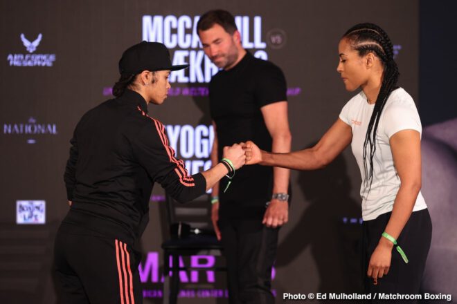 Boxing: Juan Francisco Estrada vs Roman Gonzalez Final Press Conference Aaron Perez, Austin Williams, Cecilia Braekhus, Denis Douglin, Eddie Hearn, Hiroto Kyoguchi, Jessica McCaskill, Juan Francisco Estrada, Raymon Ford, Roman Gonzalez, Souleymane Cissokho - Boxing News