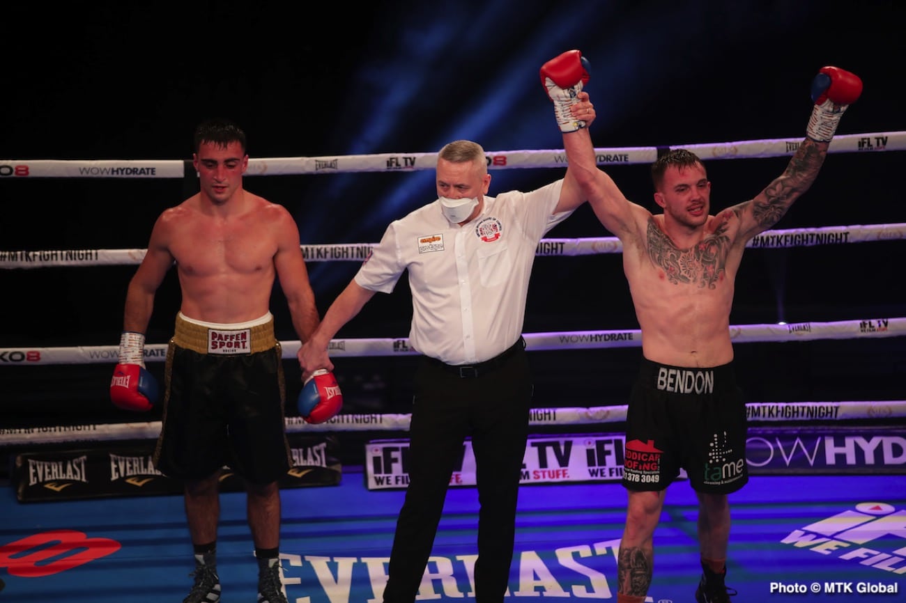 Boxing photo: image Lee McGregor destroys Karim Guerfi - Boxing Results