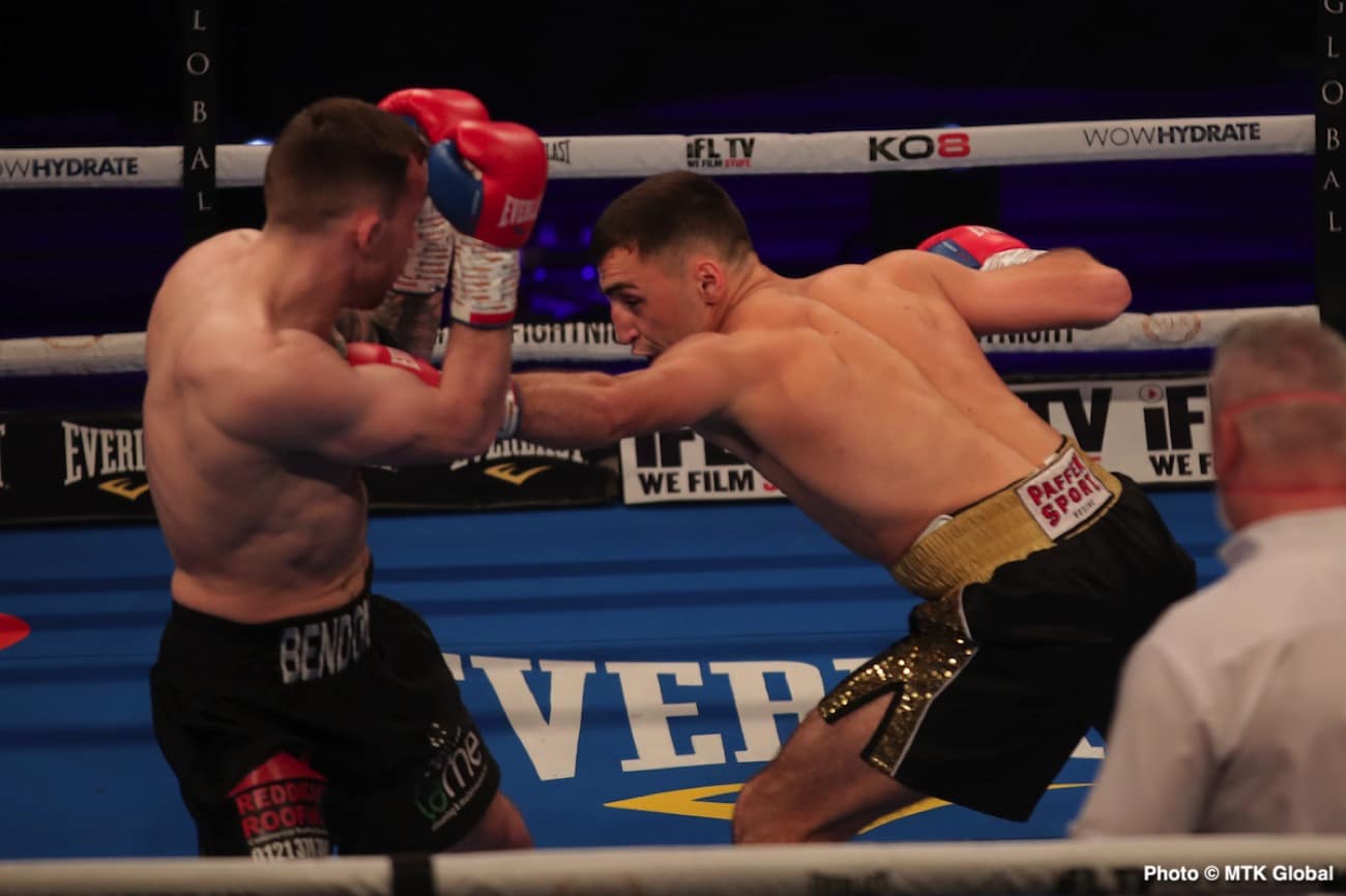 Boxing photo: image Lee McGregor destroys Karim Guerfi - Boxing Results