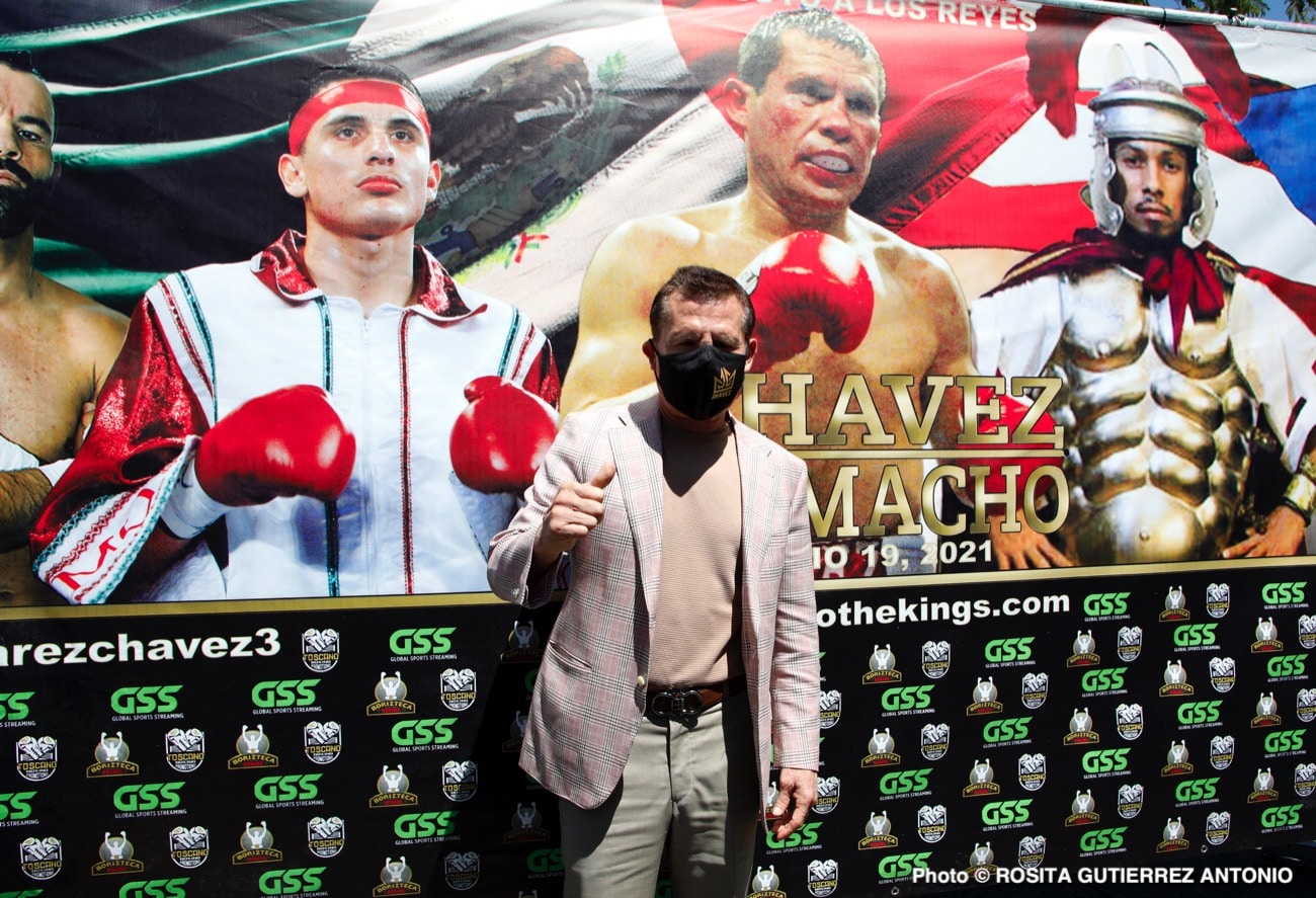 Boxing photo: Julio Cesar Chavez image Chavez Clan To Feature On June PPV Card; Chavez Sr Vs. Camacho Jr To Headline