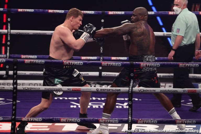 Dillian Whyte Says Trevor Bryan Is A Good Fight For Him: Let's Dust That Off In July