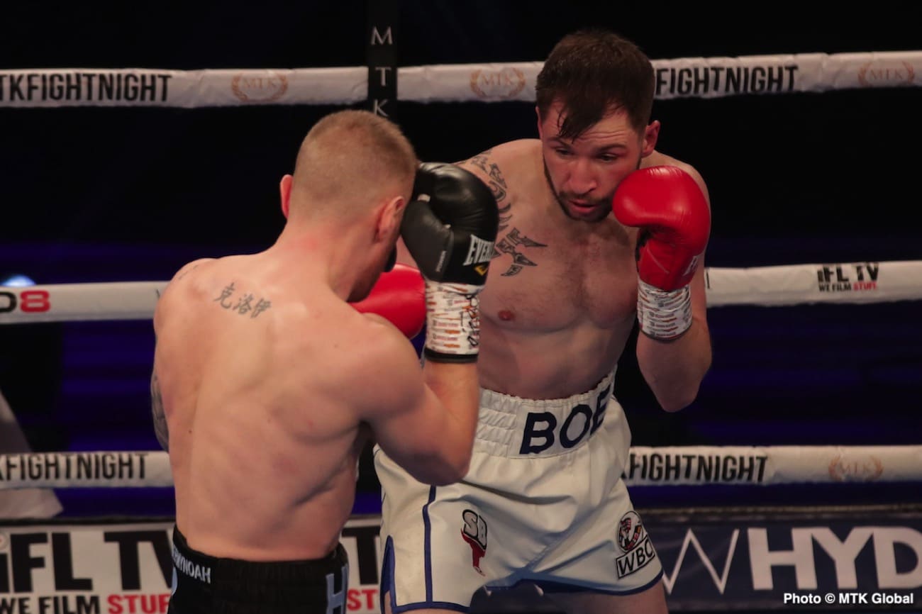 Boxing photo: image Lee McGregor destroys Karim Guerfi - Boxing Results