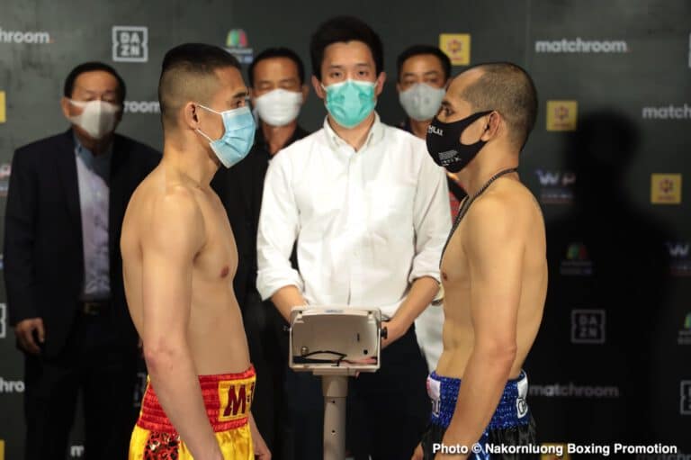 Srisaket Sor Rungvisai - Kwanthai Sithmorseng DAZN Weights & Photos