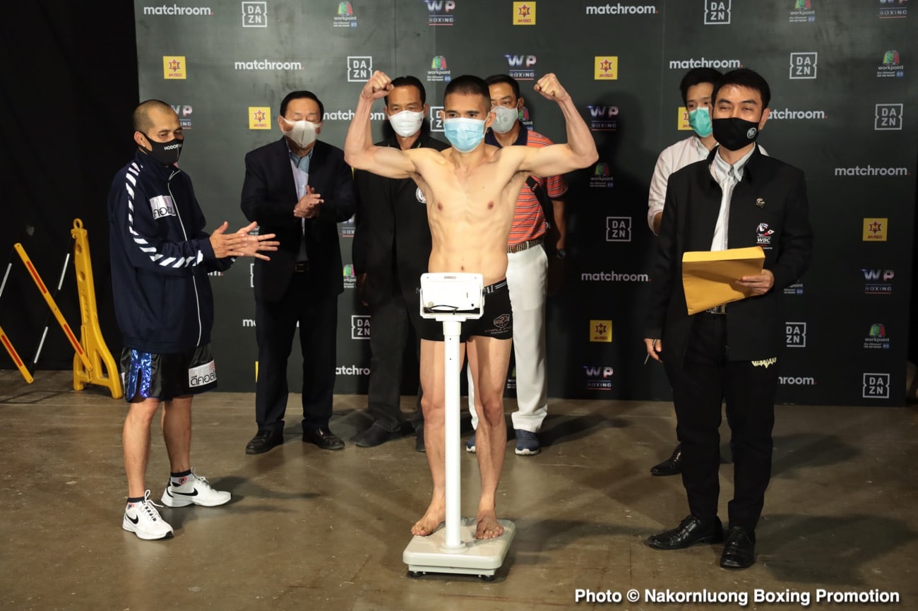 Boxing photo: Srisaket Sor Rungvisai image Srisaket Sor Rungvisai - Kwanthai Sithmorseng DAZN Weights & Photos