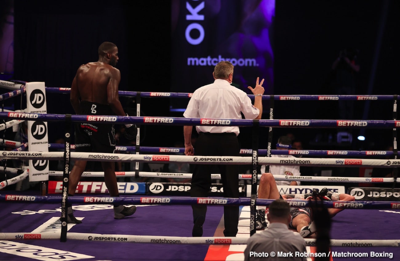 Krzysztof Glowacki, Lawrence Okolie boxing image / photo