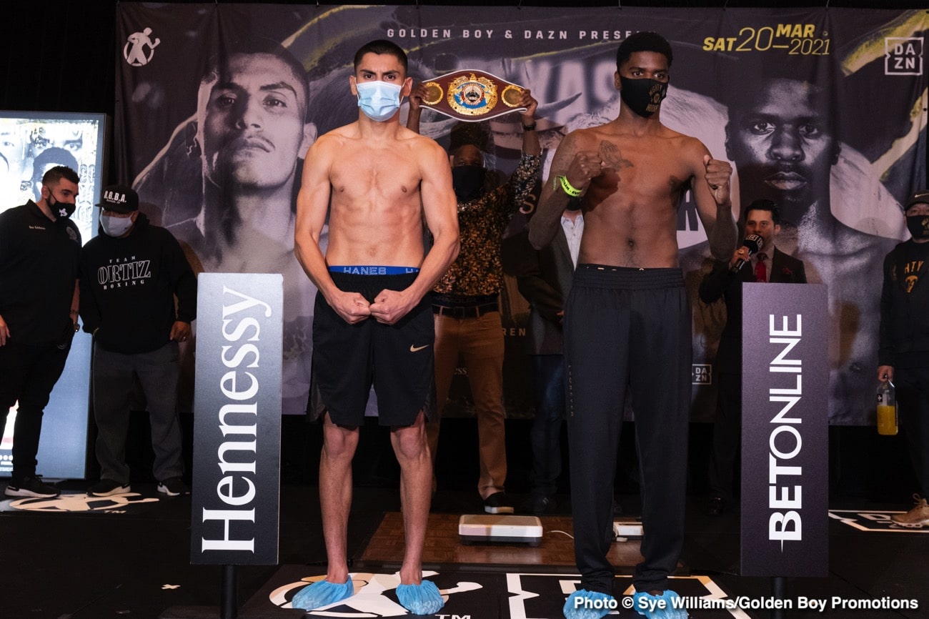Maurice Hooker, Vergil Ortiz Jr. boxing image / photo