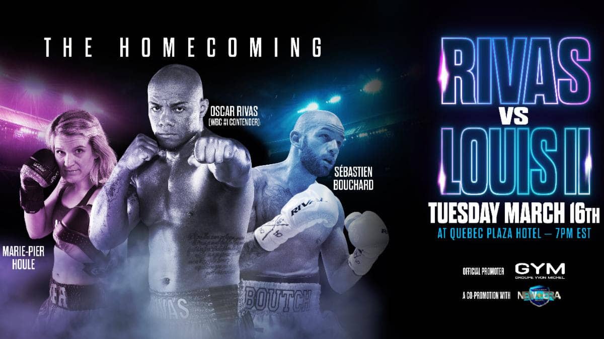 Oscar Rivas - Sylvera Louis on March 16th, LIVE on FITE