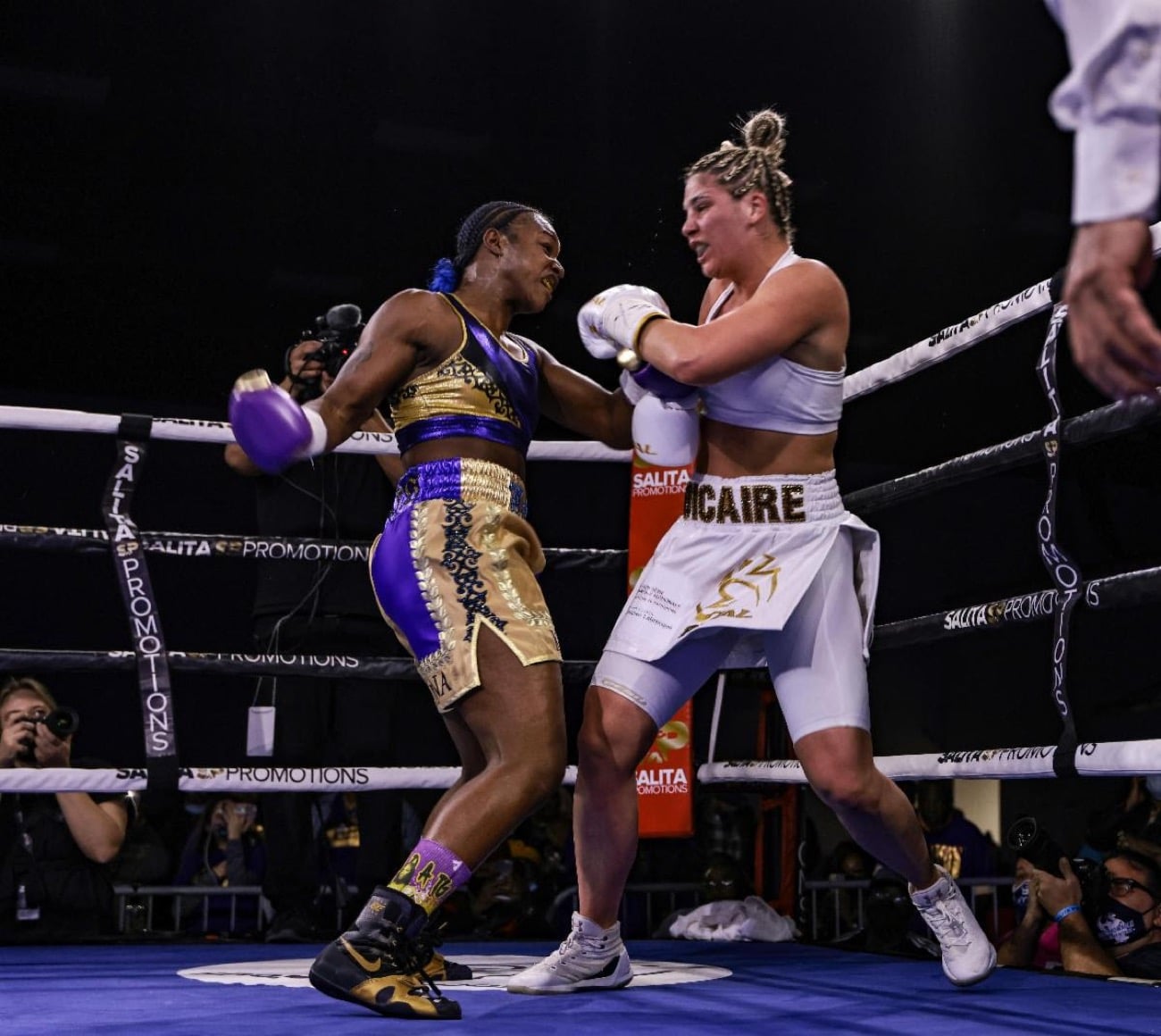 Shields Defeats Dicaire, Calls Out Katie Taylor And Savannah Marshall