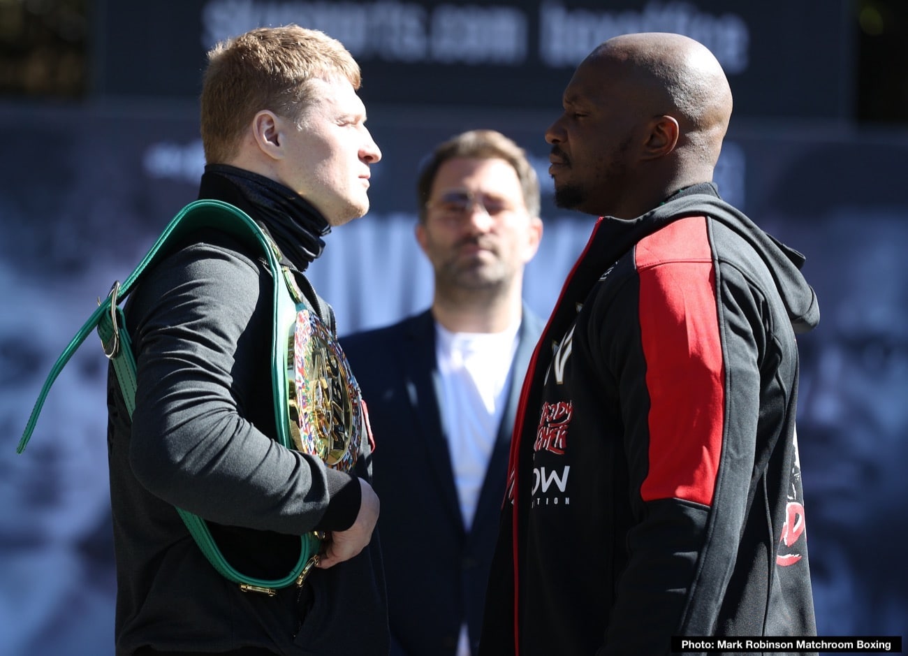 Dillian Whyte: I'll knock out Alexander Povetkin