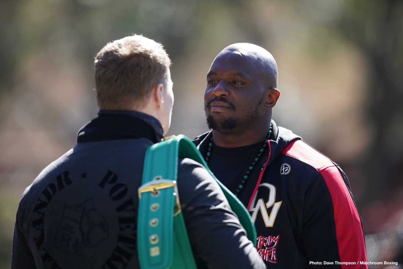 Dillian Whyte - Alexander Povetkin 2 face-to-face