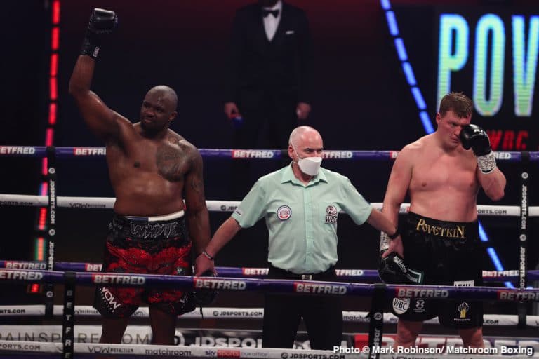 Dillian Whyte Ranks The Five Best Heavyweights In The World Today
