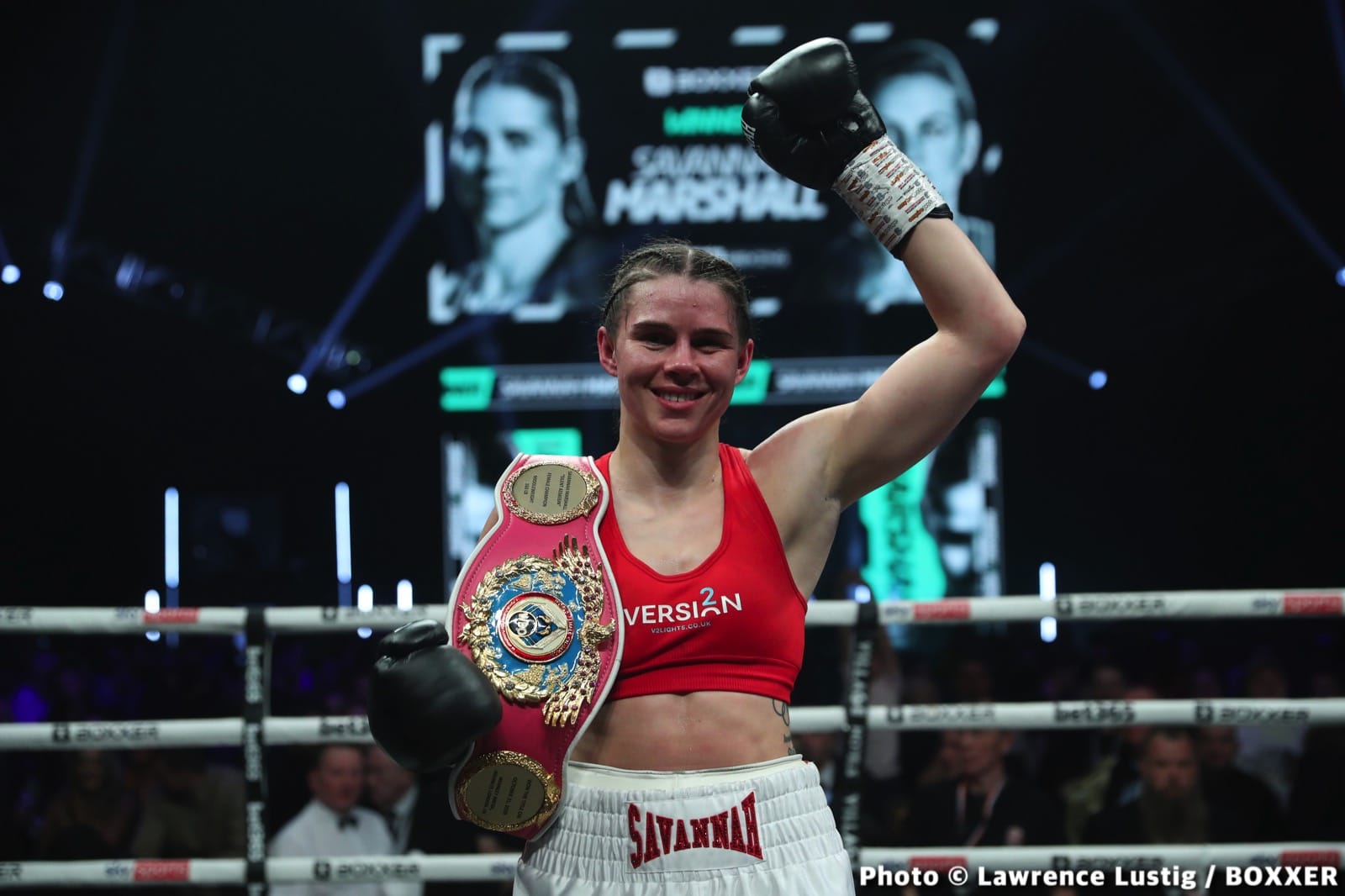 Photos: Savannah Marshall Knocks Out Hermans In Newcastle
