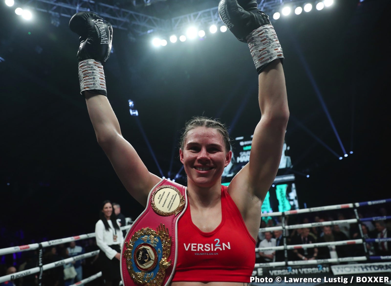 Photos: Savannah Marshall Knocks Out Hermans In Newcastle