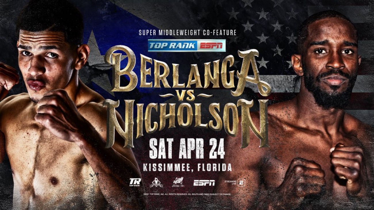 Demond Nicholson Interview: "I Will Take Edgar Berlanga To The Dark Places I've Been To"