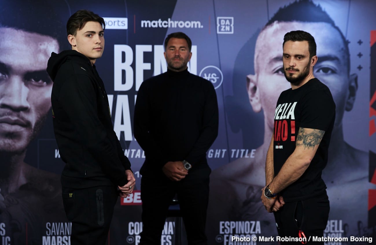 Boxing photo: Conor Benn, Samuel Vargas image Watch LIVE: Benn vs Vargas Sky Sports Weigh In