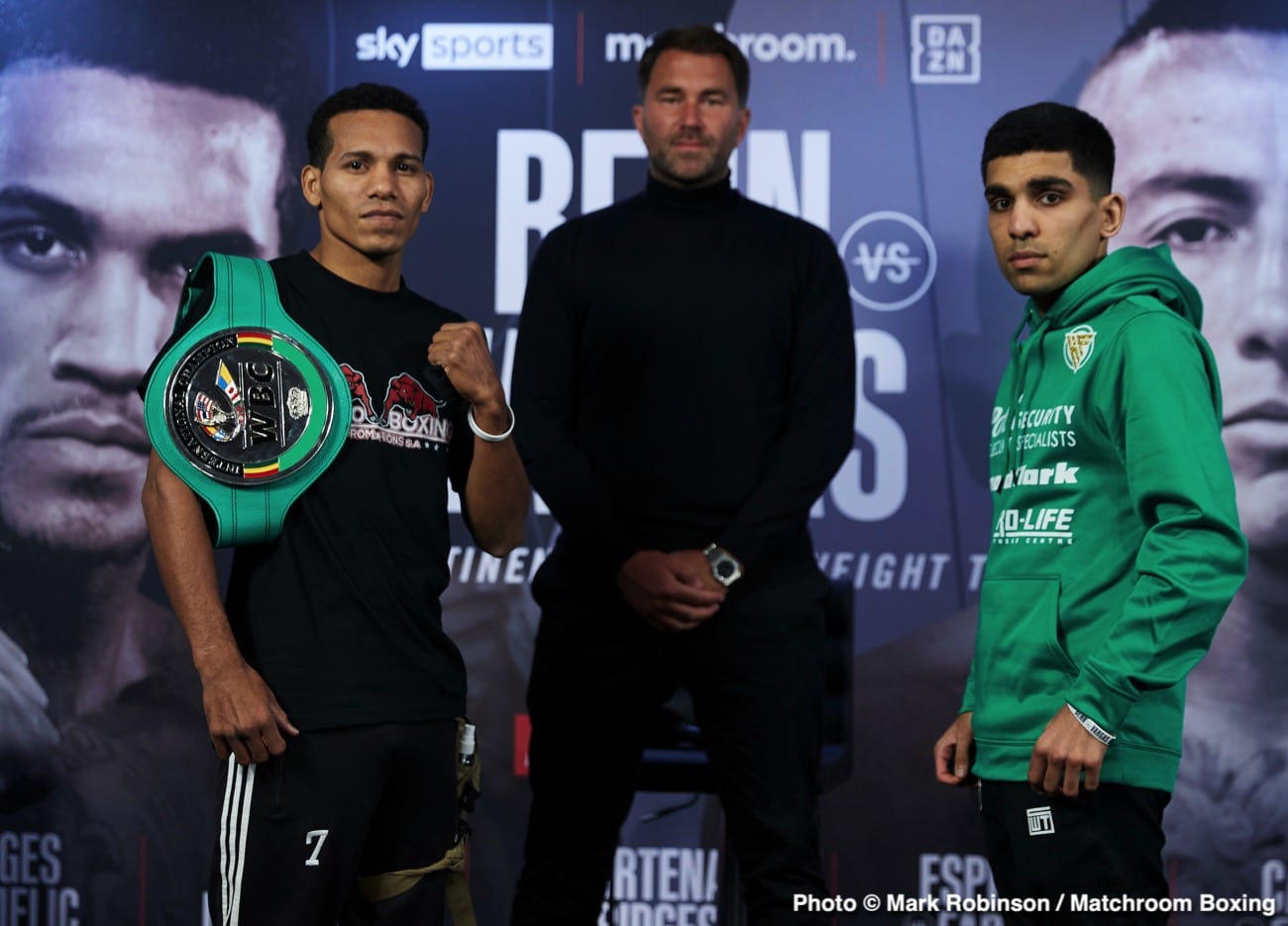 Boxing photo: Conor Benn, Samuel Vargas image Watch LIVE: Benn vs Vargas Sky Sports Weigh In