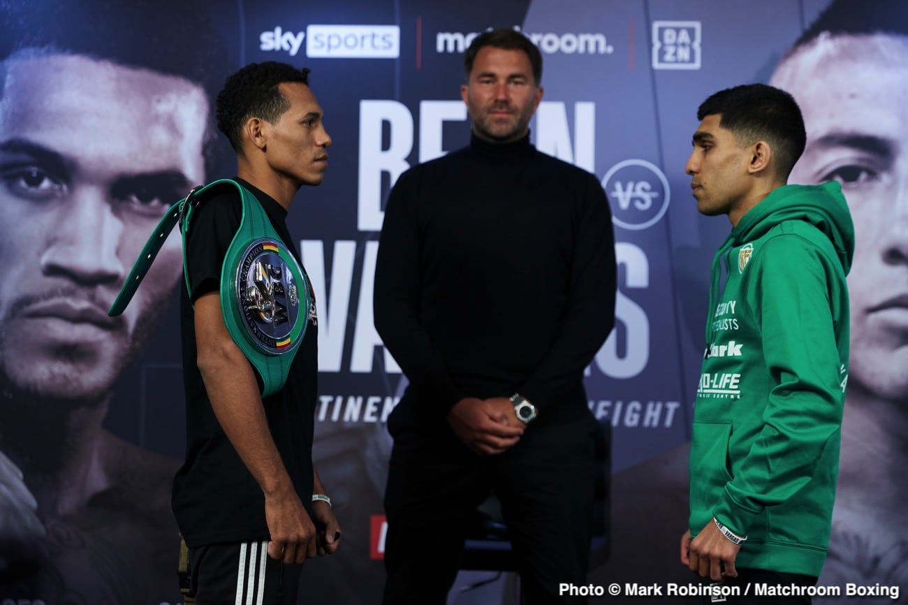 Boxing photo: Conor Benn, Samuel Vargas image Watch LIVE: Benn vs Vargas Sky Sports Weigh In