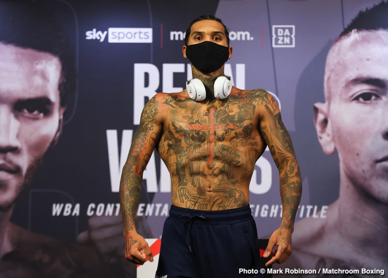 Boxing photo: Conor Benn, Samuel Vargas image Watch LIVE: Benn vs Vargas Sky Sports Weigh In