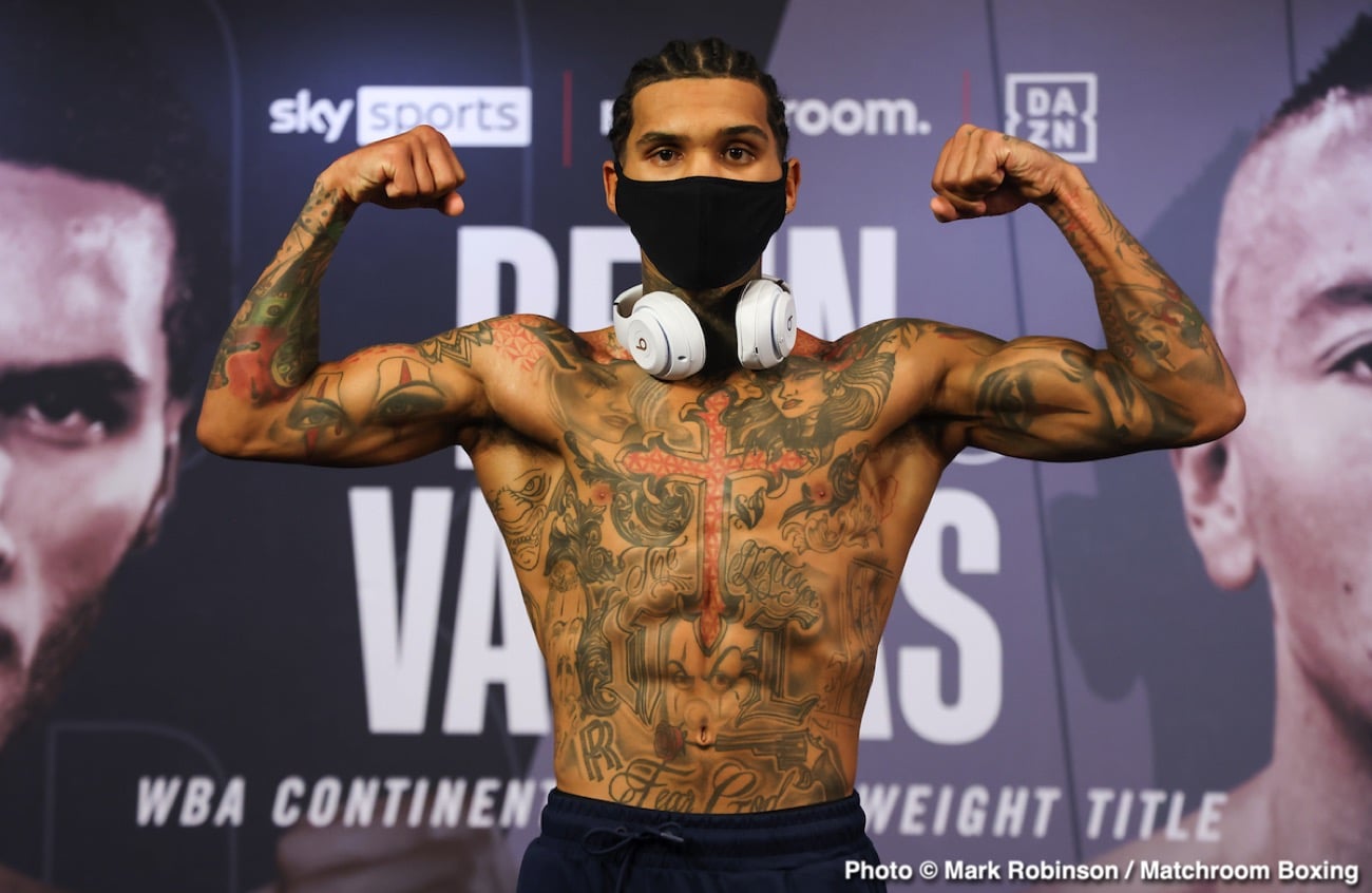 Boxing photo: Conor Benn, Samuel Vargas image Watch LIVE: Benn vs Vargas Sky Sports Weigh In