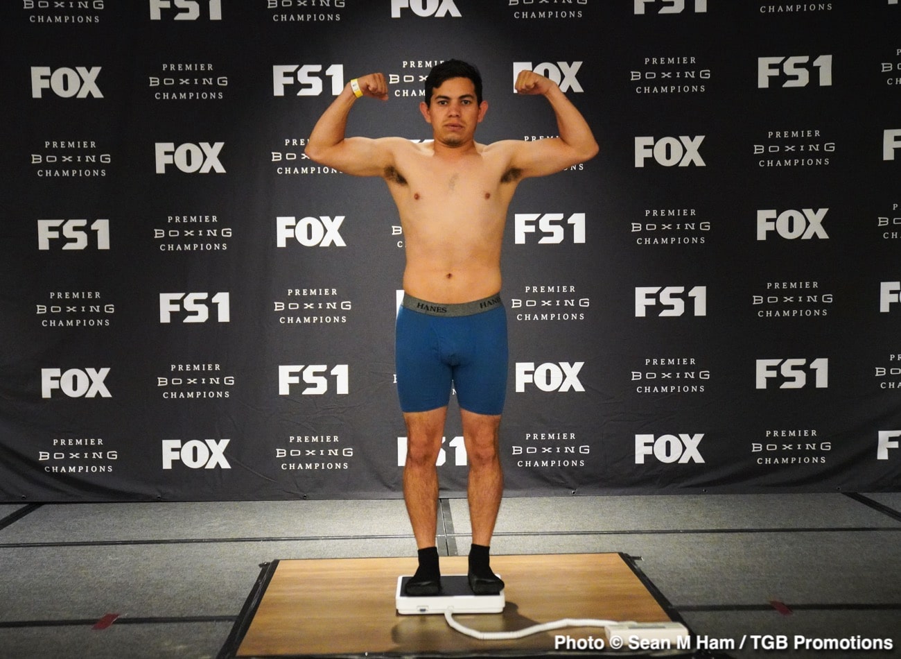 Watch LIVE: Harrison vs Perrella Weigh In