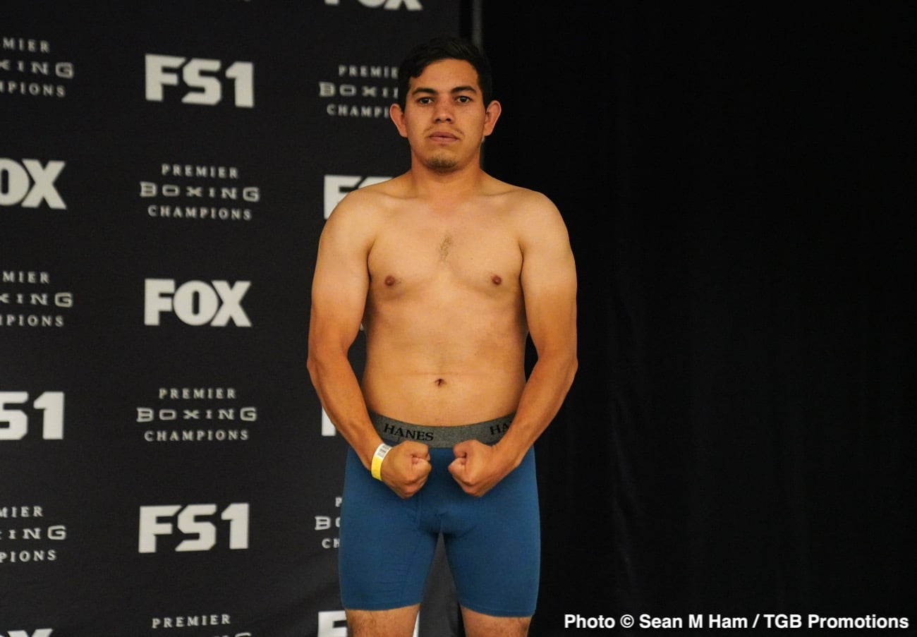Watch LIVE: Harrison vs Perrella Weigh In