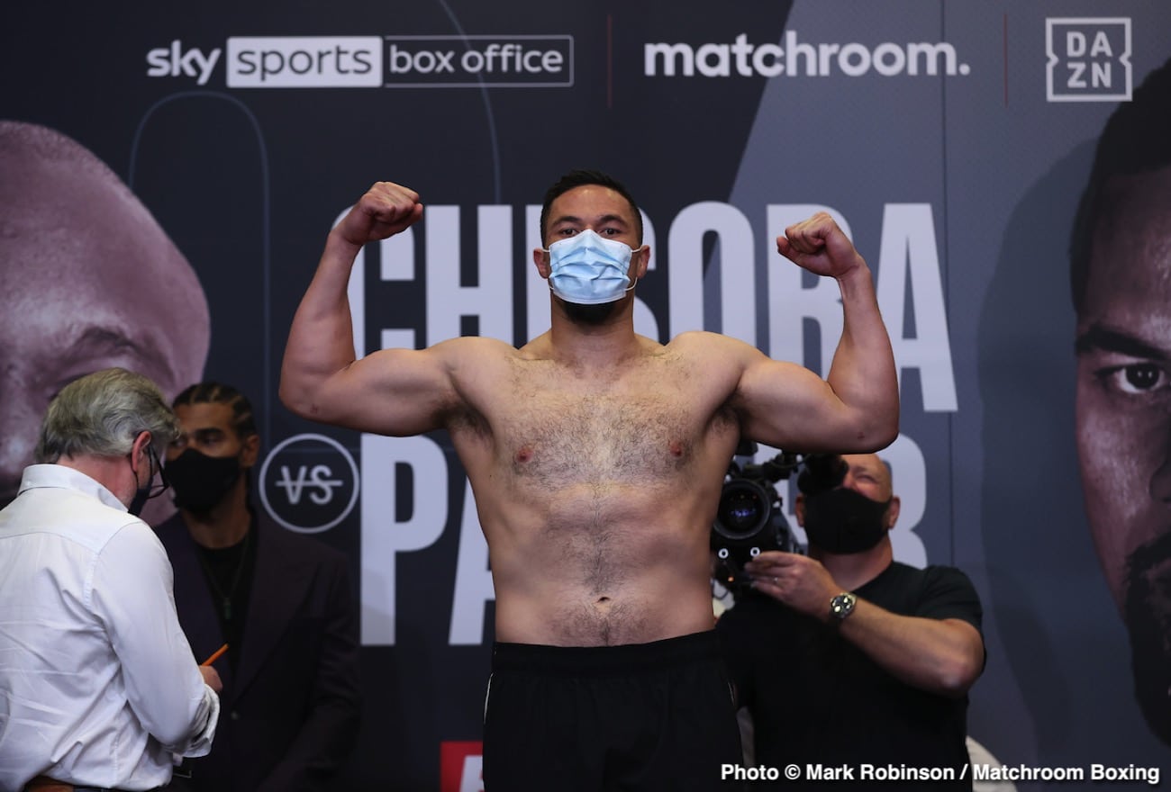 Tony Bellew: Joseph Parker will be dangerous early for Derek Chisora