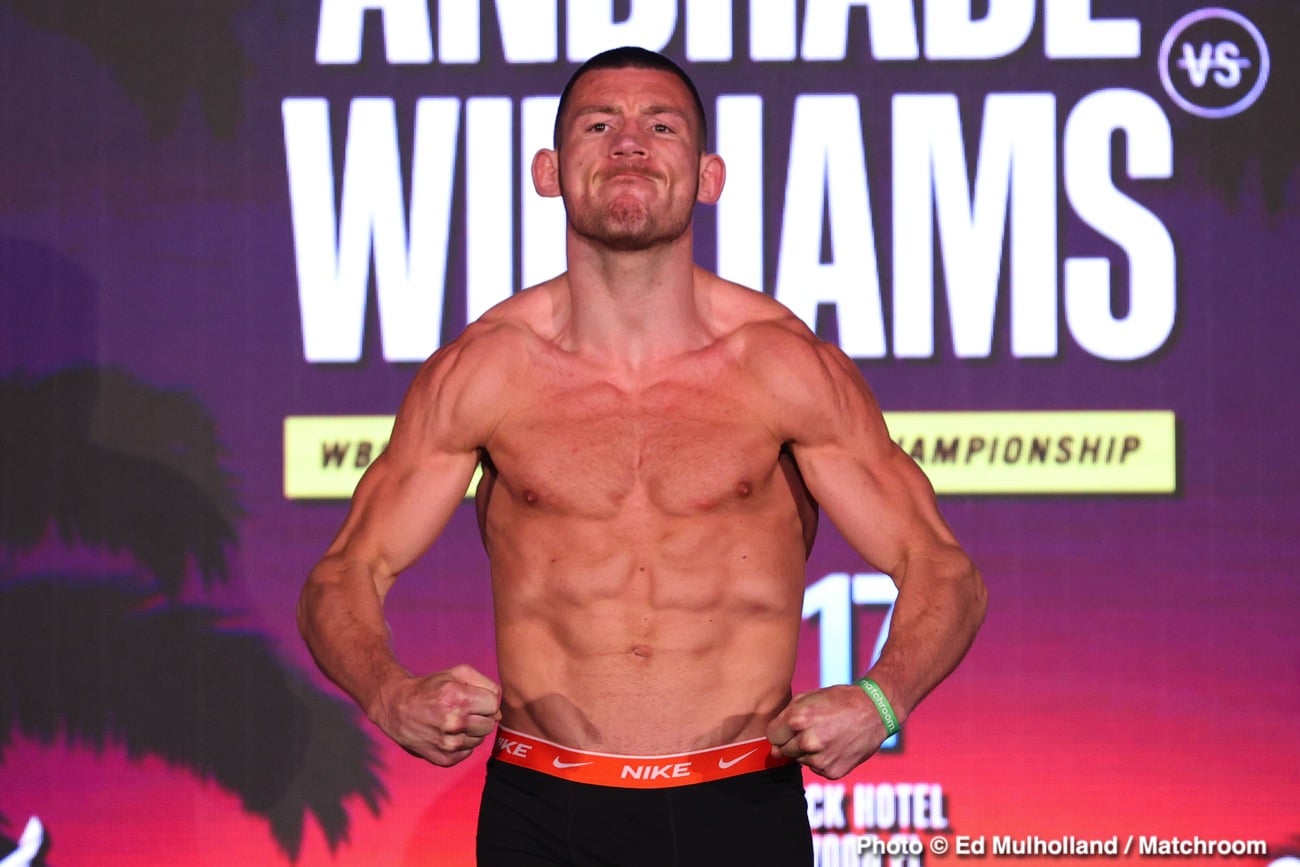 Boxing photo: Demetrius Andrade, Liam Williams image Watch LIVE: Andrade vs Williams Weigh In